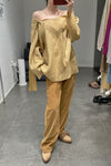 BASERANGE Corduroy Navarro Pants Made in Portugal TRNA-CO-WI22 Bossa Brown